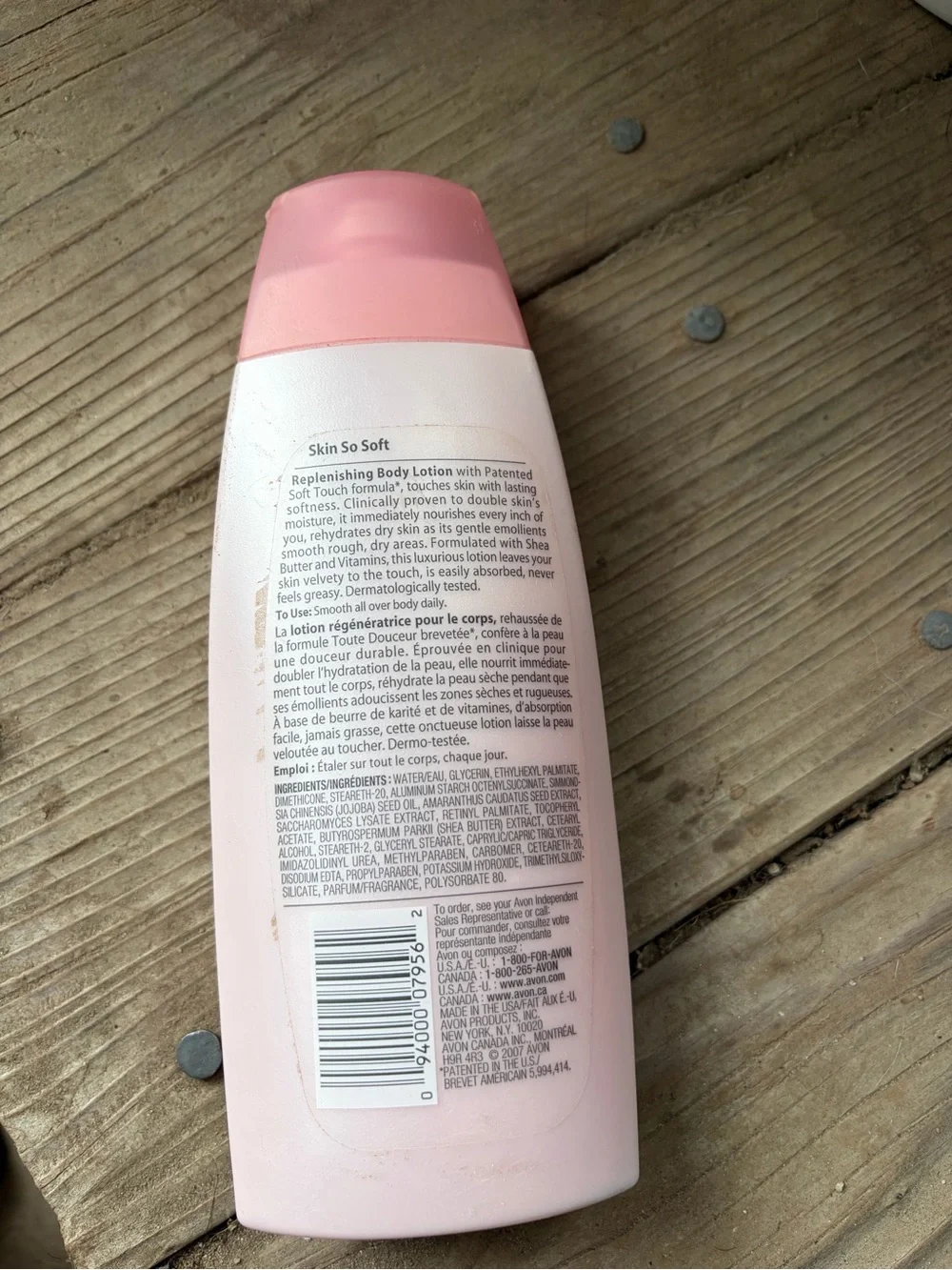 Avon Skin So Soft Replenishing Body Lotion